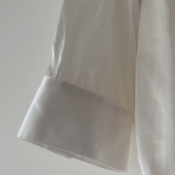 KOOKAI Lustre Satin Collared Long Sleeve Wide Leg Pantsuit Jumpsuit NWT RRP$220 - Picture 15 of 16